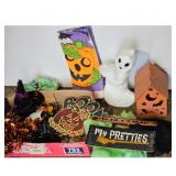 Halloween Decor Lot - Ghost, Pumpkin, Boo Sign, Ha
