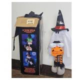 24' Sonic Witch Animated Halloween Decoration wit