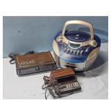 Memorex CD Boombox Radio Cassette Recorder & GE Di