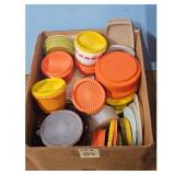 Tupperware Storage Containers Lot - Assorted Color