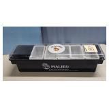 Malibu Bar Caddy Condiment Holder with Lid