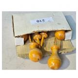 Box of Vintage Wooden Finials
