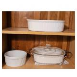 CorningWare 2.5 Quart Oval Casserole Dish with Lid