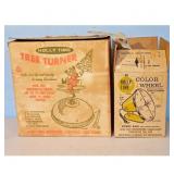 Vintage Holly Time Tree Turner & Color Wheel Chris