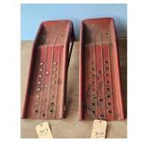 Pair of Red Car Ramps