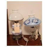 Electri Hurricane Oil Lamps & GWTW Style lamp w bl