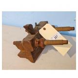 Antique Wooden Screw-Arm Pow plane Tool