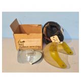 Vintage Motorcycle Helmet Lot & Visors