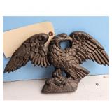 Vintage Cast Iron Eagle Wall Plaque