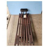 Antique Wooden Slat Mechanic