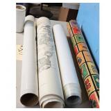 Vintage Newspaper & Civil War Maps Lot