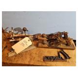 Lot of 2 Vintage Wood Hand Planes and Jointer
