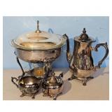 International Silver Company Coffee Pot, Sugar Bow