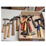 Assorted Lot of Hammers and Mallets