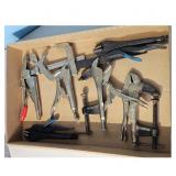 Set of 7 Locking Pliers and Locking C-Clamps