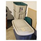 4 Totes of Christmas Decorations