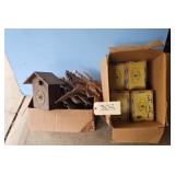 Vintage Cuckoo Clock parts & King Edward Mild Toba