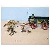 John Deere Wagon and Cannon Toy Set with Figures