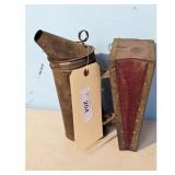 Vintage Bee Smoker and Bellows Tool