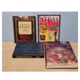 Lot of 4 Books: Game of Thrones, Atlas of Past Tim