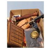 Vintage Lot: Medico Filters, Zippo Lighter, Wooden