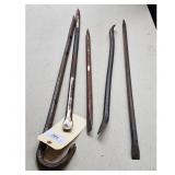 Lot of 6 Vintage Crowbars and Pry Bars