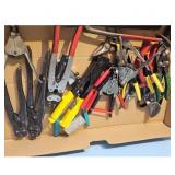 Assorted Lot of Hand Tools - Pliers, Cutters, and