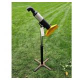 Vintage Industrial Floor Stand with Vacuum Nozzle
