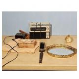 Realistic AM/FM Radio & Ornate Vanity Set