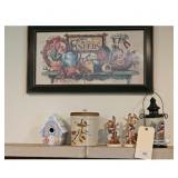 Ceramic Birdhouse/ Canister Set/Hummel Figurines