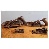 Lot of 4 Hand Planes for Woodworking