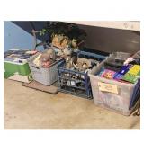 Several totes of Home Decor & Electronics Accesso