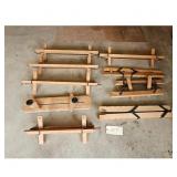 Lot of Wooden Clamps