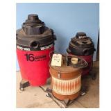 Shop-Vac 16 Gallon Wet/Dry Vac and Vintage Vac