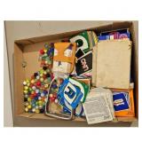 UNO Card Game and Marbles Lot