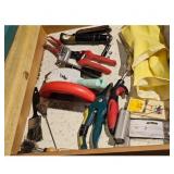 Contents of 6 Drawers - Assorted Household Items a