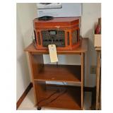 CrosleyStyle Record Player Turntable with Rolling