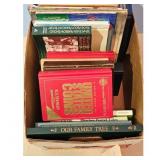 Box of Assorted Books Including Coin Guides and Hi
