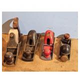 Lot of 4 Vintage Wood Hand Planes