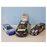 Lot of 3 NASCAR Diecast Cars - Jimmie Johnson, Arm
