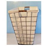Wire Frame Laundry Hamper with Canvas Liner