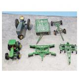John Deere Toy Tractor and Farm Equipment Lot