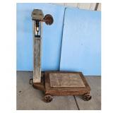 Vintage Fairbanks Industrial Platform Scale