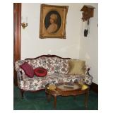 French traditional sofa, etc. 