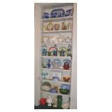 Dining room display shelves 