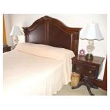 Duncan Phyfe sewing stand, KS bed