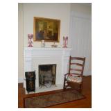 @nd floor fireplace setting 