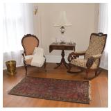 Parlor setting w/ rocker, etc. 