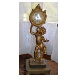 Cherub vanity clock 