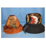 Feathered hats 